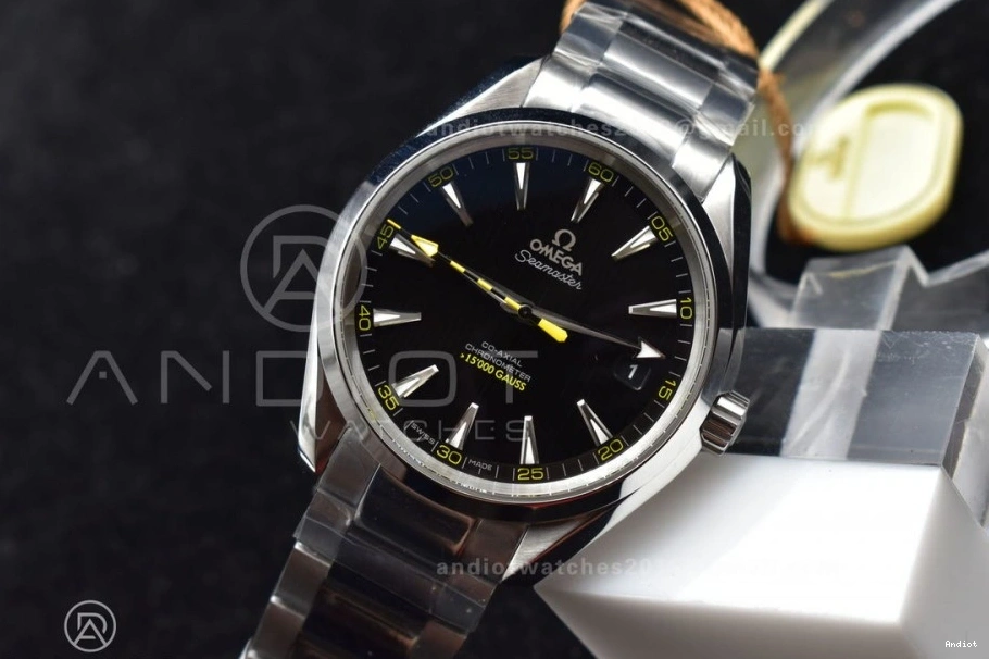 Bumblebee Black SS Edition 1:1 Aqua 150M SS Bracelet Best VSF Dial A8500 On Terra 1230